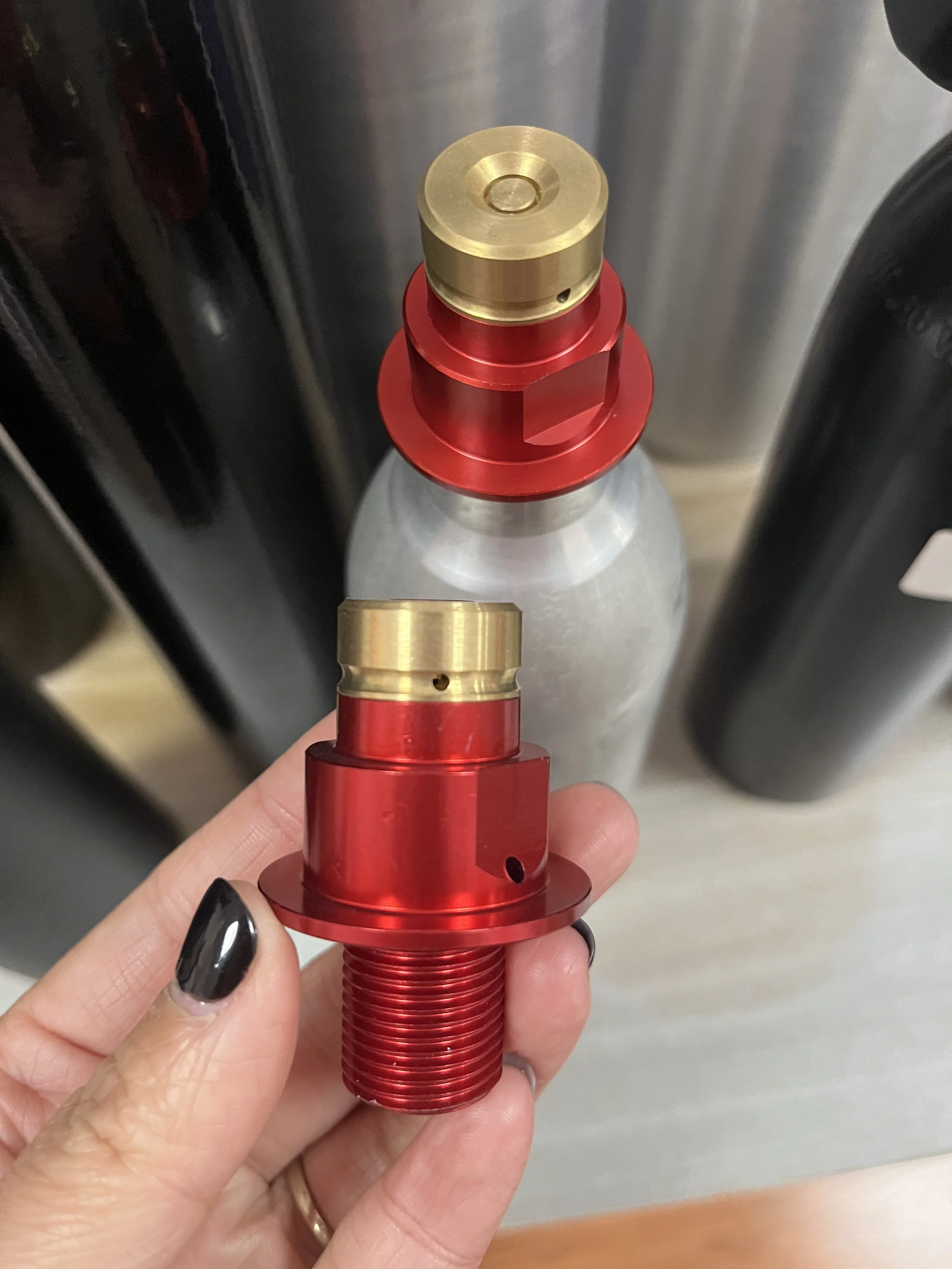 M18X1.5 Quick CO2 Adapter for Soda Water compatible with DUO Terra Art