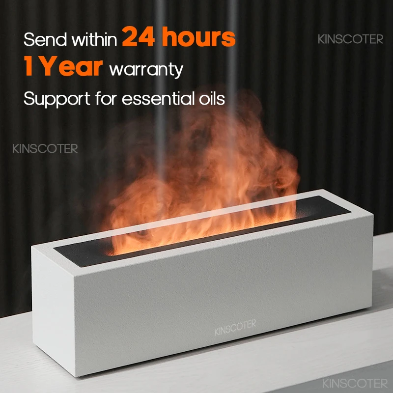 Домашний аромадиффузор с эффектом пламени, увлажнитель с эффектом пламени, диффузор с распылителем для эфирных масел, аромадиффузор с эффектом пламени