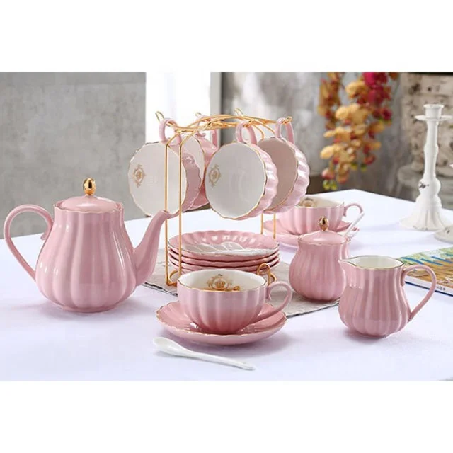 Stainless Steel Gold Cutlery Set Dinner Plates Ceramic Set Luxury Hot Nordic Style Ceramic Tableware Set