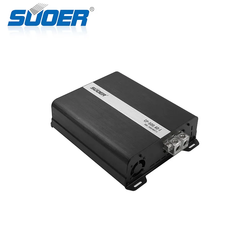 Suoer CP-500.4D-J Universal Car Amplifier 4 channel full range Class D max power car audio 6000 watts car amp