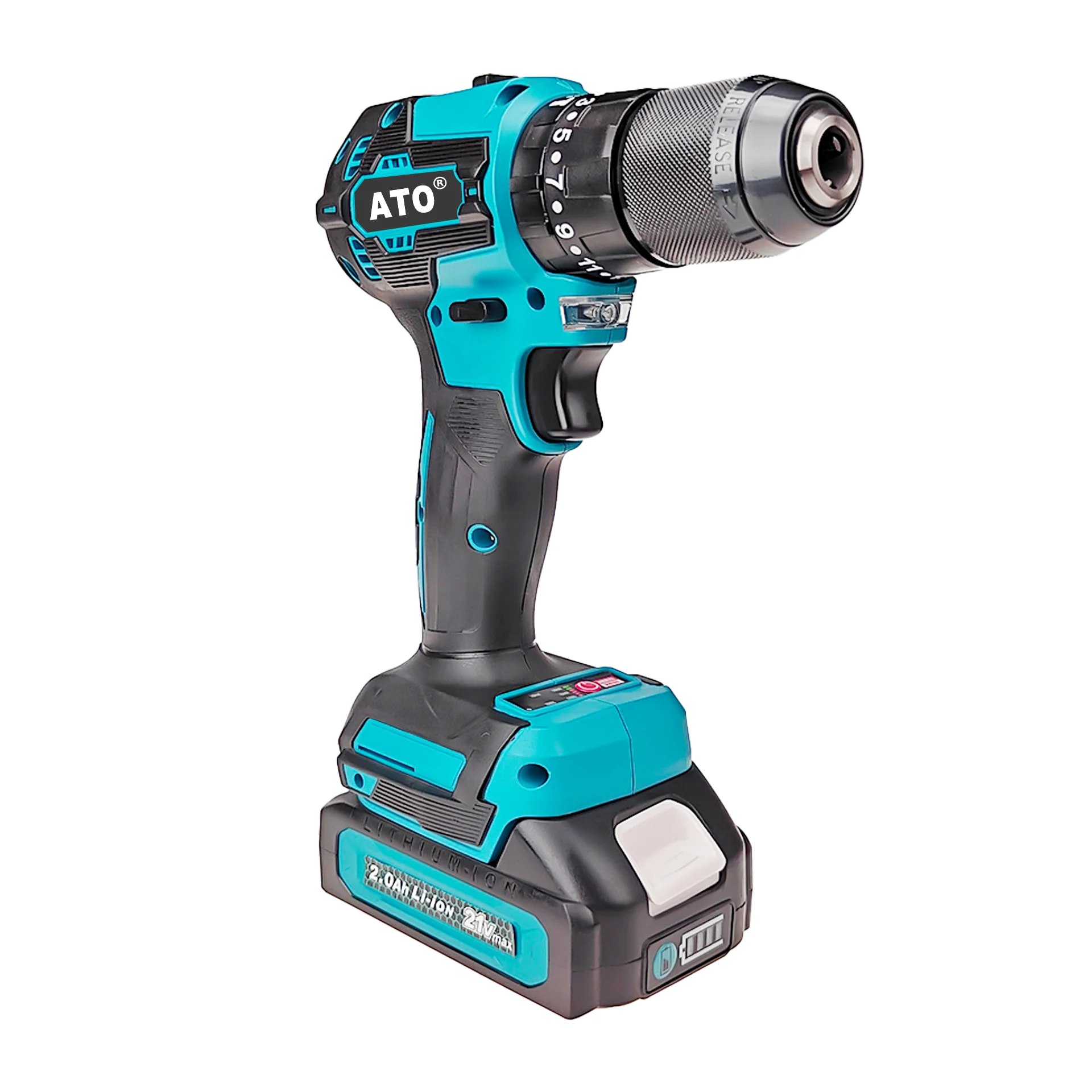 ATO A8024 Lithium Battery Power Tools Versatile Accessories Electric Driver Low Noise Drill Cordless