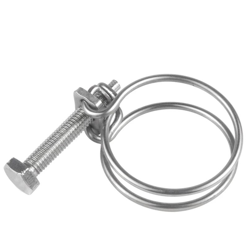 Factory supply Stainless Steel Double wire hose clamp