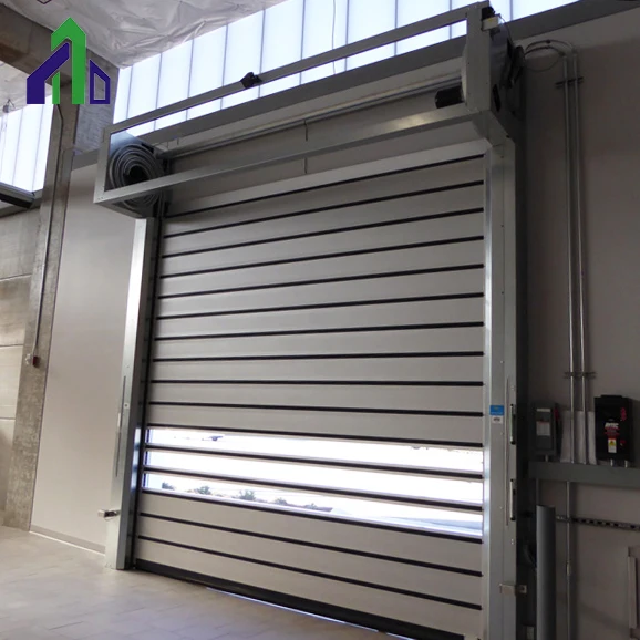 Jianda Exterior Metal Aluminum High Speed Hard Fast Roller Shutter Door