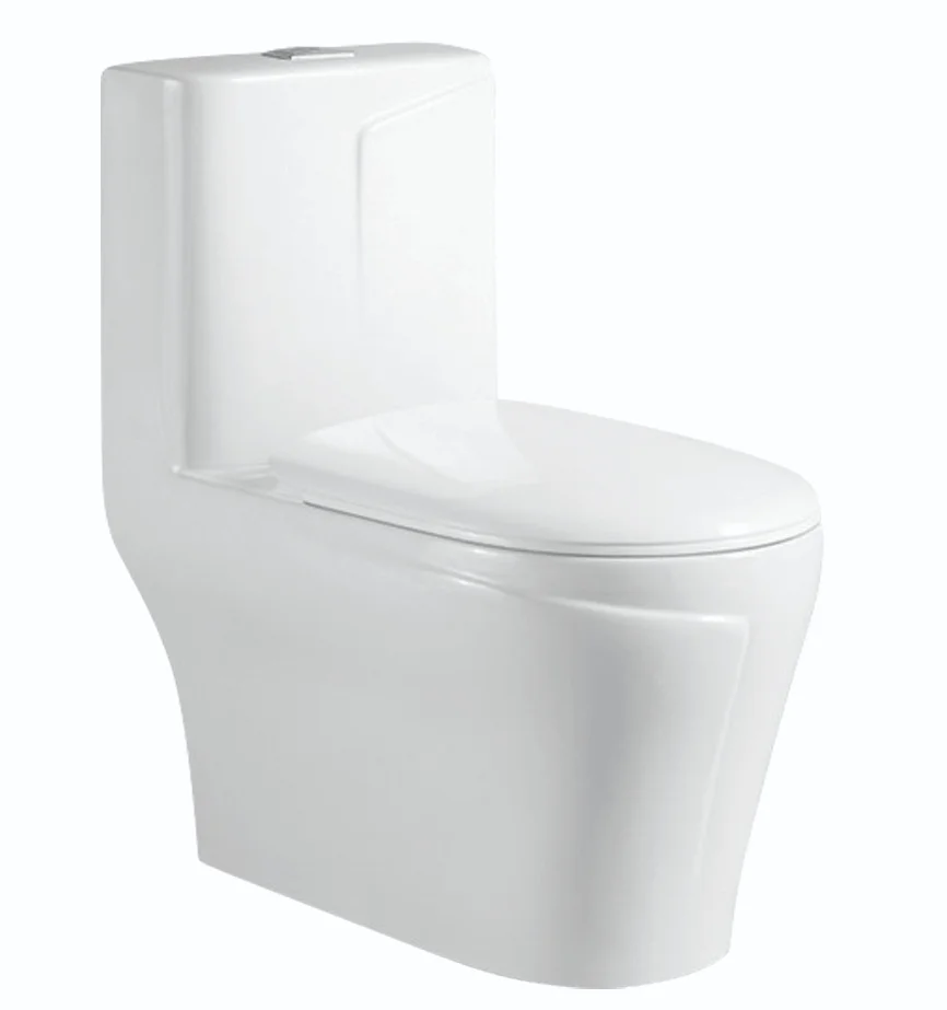 High quality Modern Round Sanitary Ware Toilet Washdown Flushing round Shape Washdown One Piece Toilet Bathroom