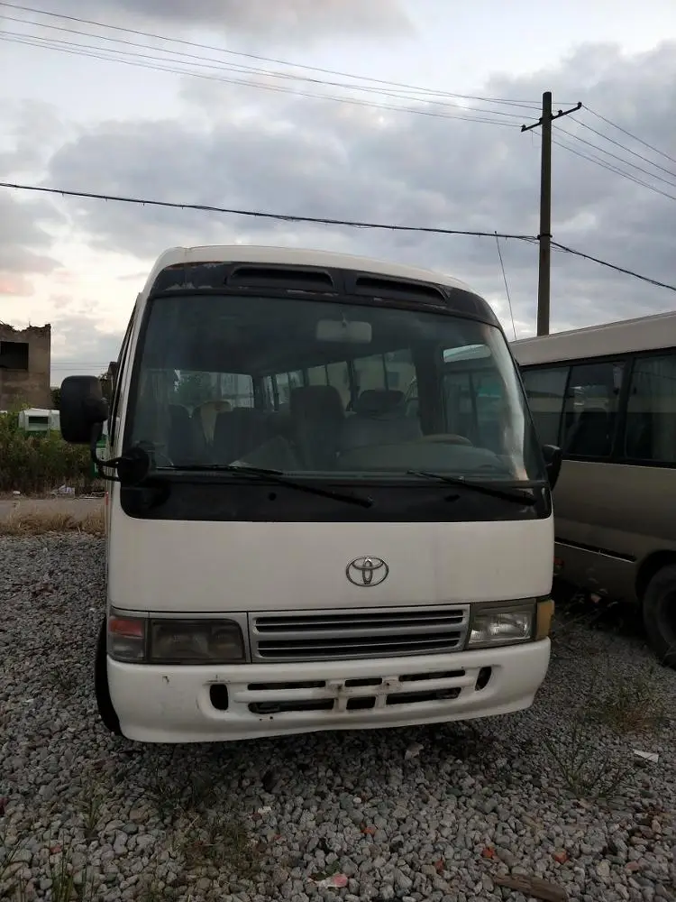 Оригинальный японский б/у мини-автобус Toyota Coaster для продажи пассажирский