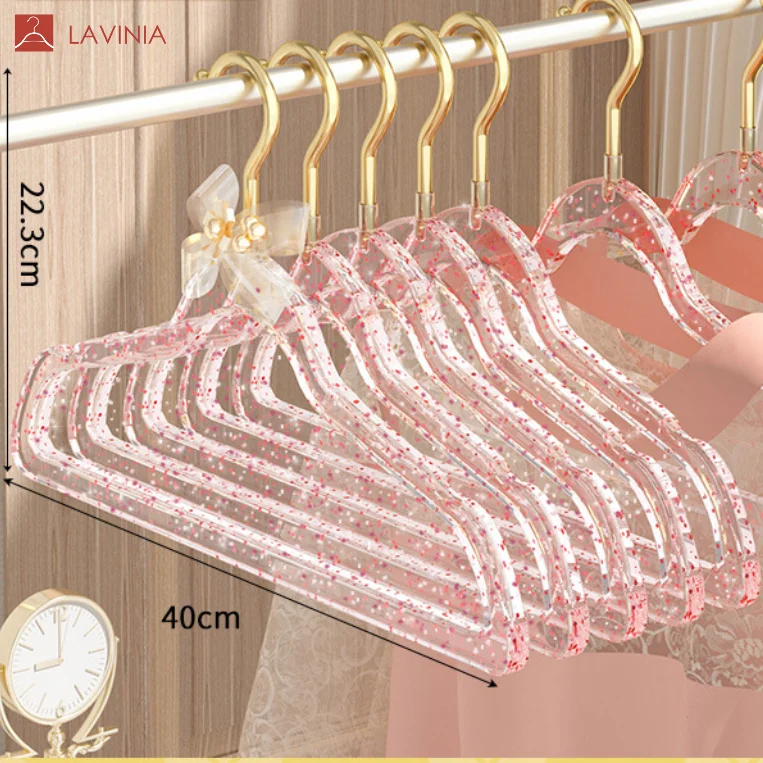 Lavinia Crystal Transparent Hangers Ladies Wedding Dress Light Acrylic Clothing Store Hanger