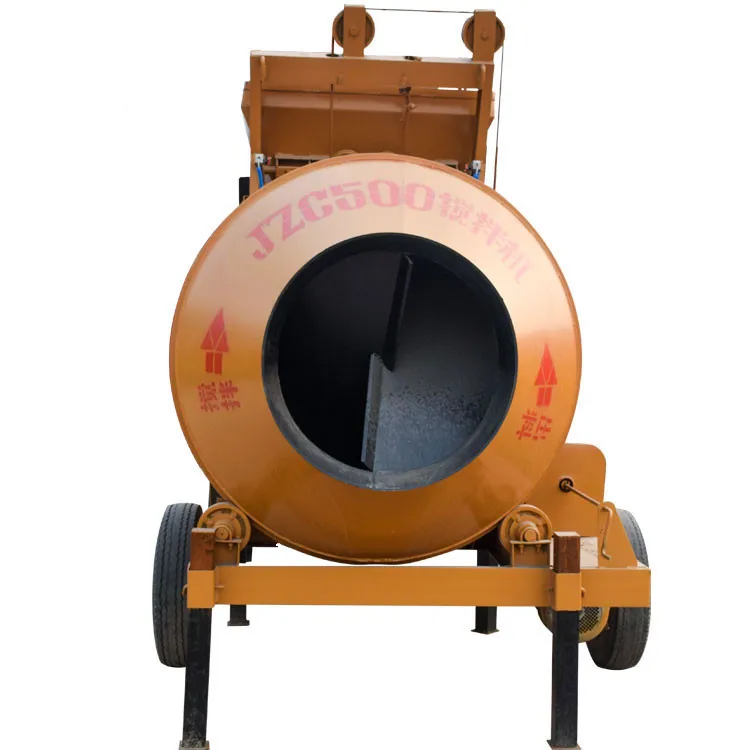 Concrete Mixer Rotation Speed Free Fall Concrete Mixer Jzc500 Portable Electric Mini Concrete Mixer