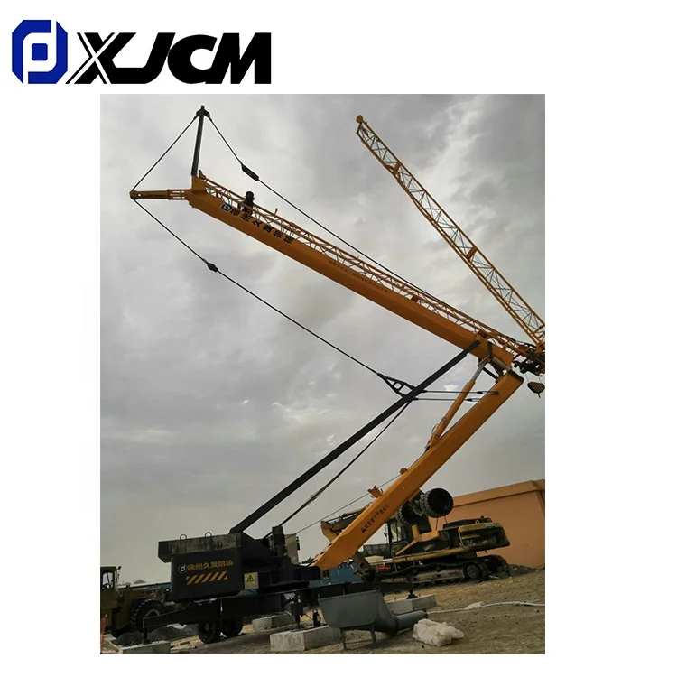 Mobile Foldable Mini Crane Lifting Self Erecting Tower Crane Construction Building 4 Ton CE Provided PLC Prices of Tower Cranes