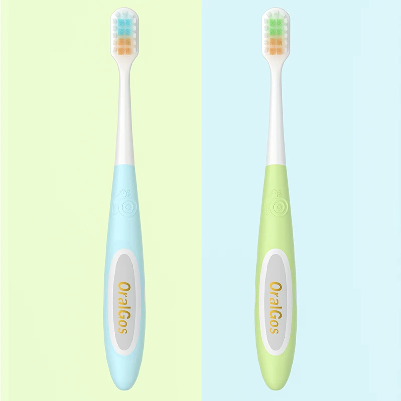 Oralgos ultra soft bristles kids toothbrush super soft 10000 bristles baby toothbrush children toothbrush tooth brush for kid