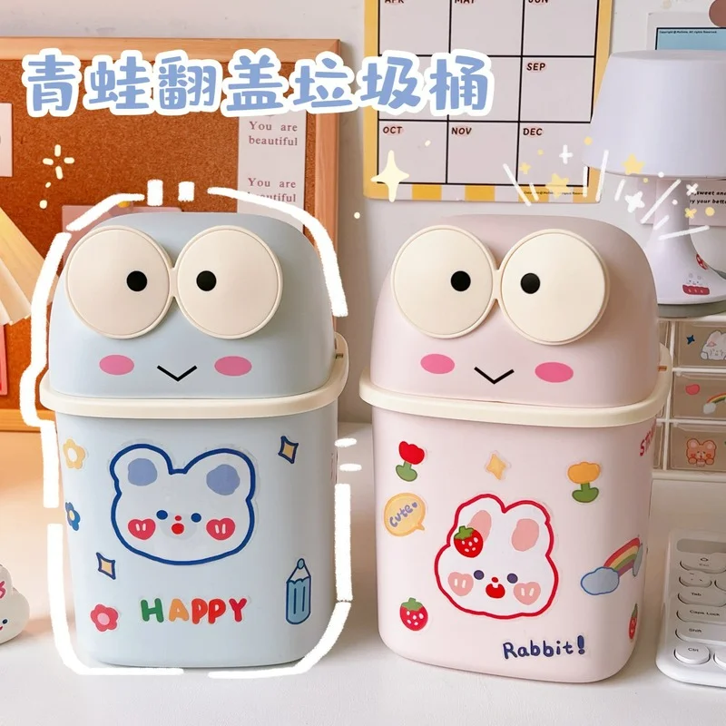 Creative Cartoon Frog Pen Holder Stationery Storage Box Kawaii Pen Holders