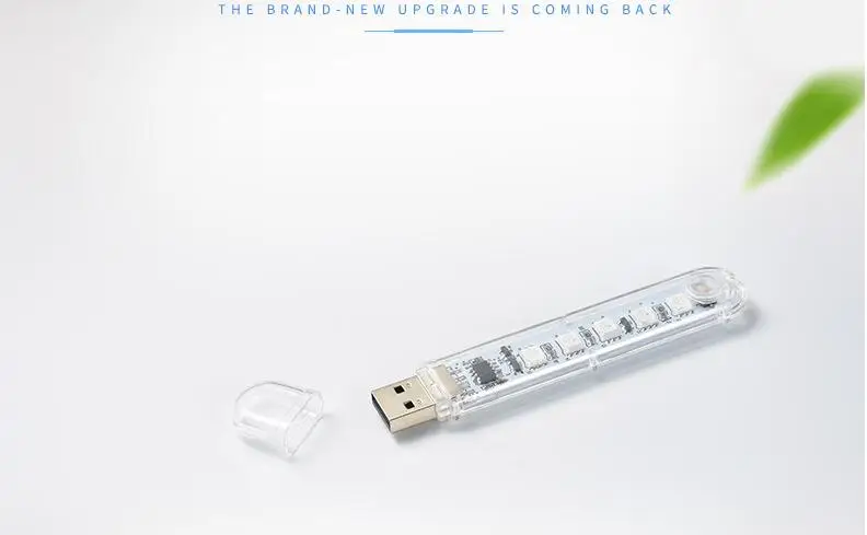 Новый дизайн портативная Светодиодная лента питание от USB для студенческого общежития автомобильные огни детский Красочный светодиодный ночник