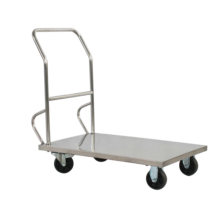 QXC-021A  Hotel stainless steel platform trolley