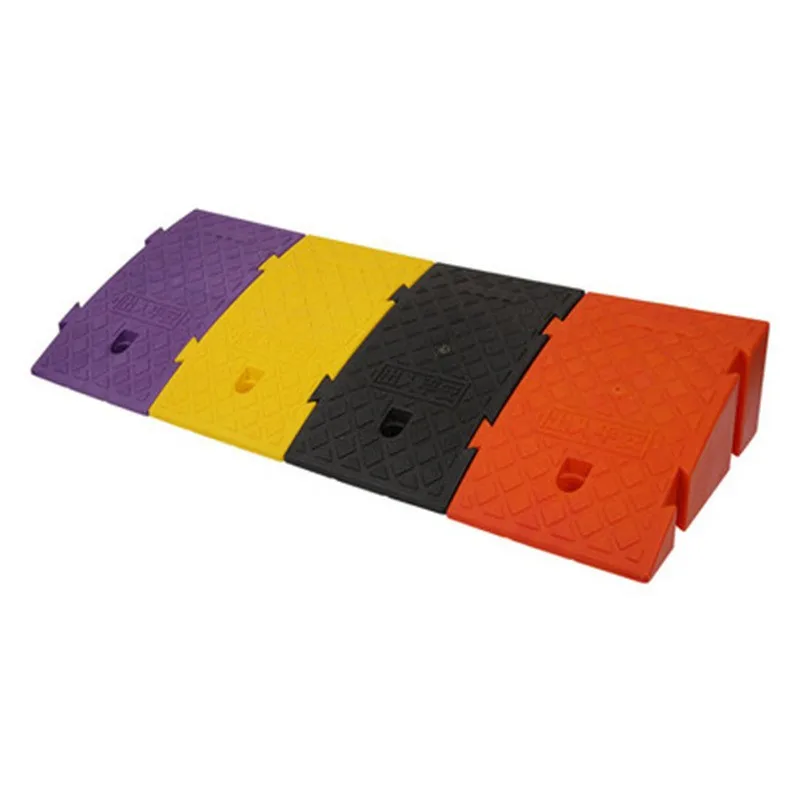Portable Lightweight rubber driveway road curb ramps for cars wheelchairs