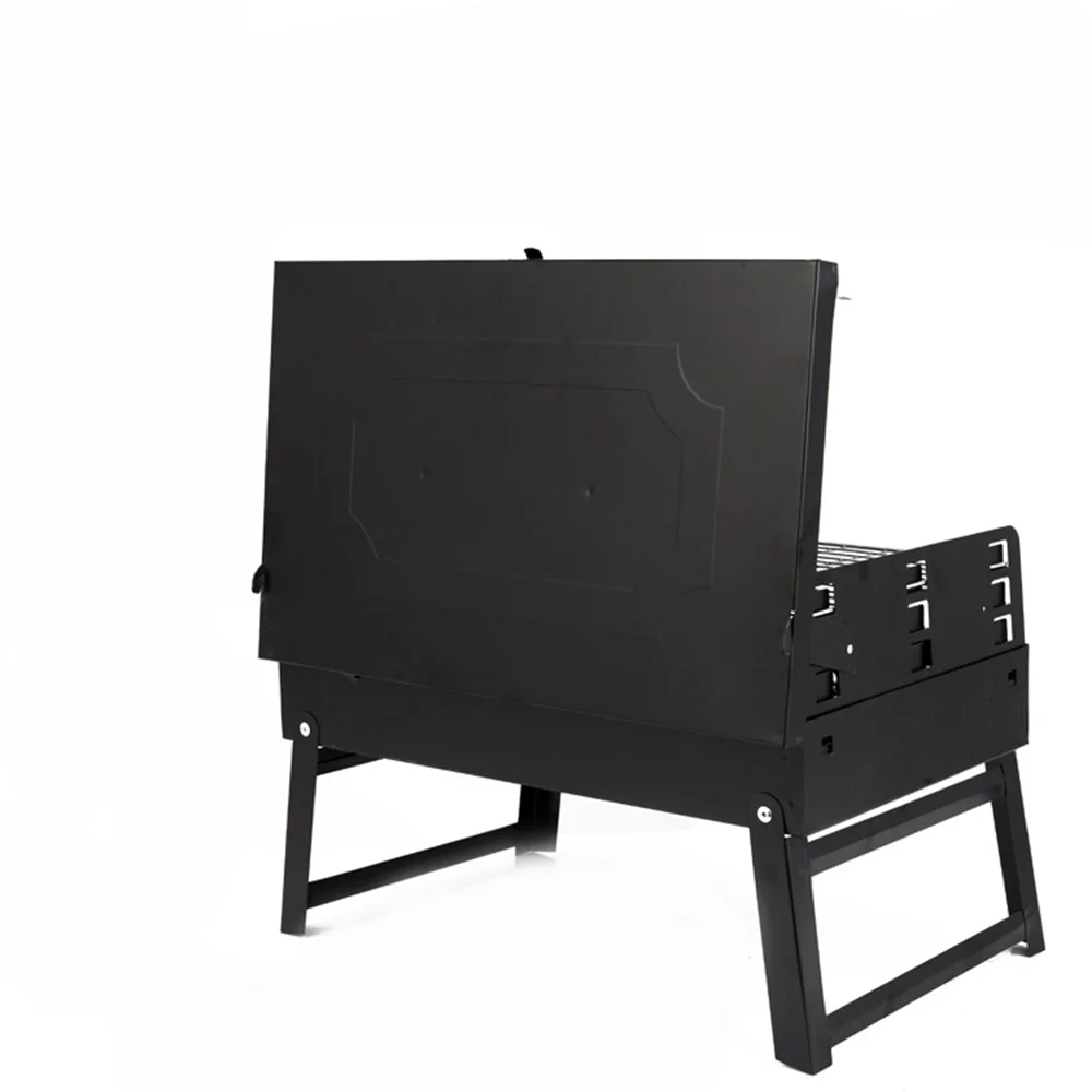 Portable Outdoor Barbecue Grill High Quality,China Manufacture Cube Stainless Steel Foldable Camping Bbq Grill/