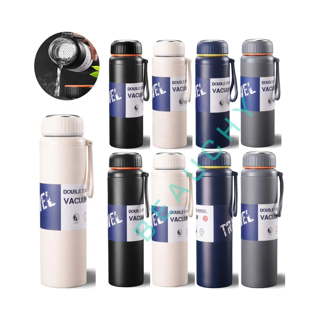 27oz 32oz New Design Lid Double Wall Wide Mouth Stainless Steel Water Bottle Sports Canteen Great For Hiking & Biking