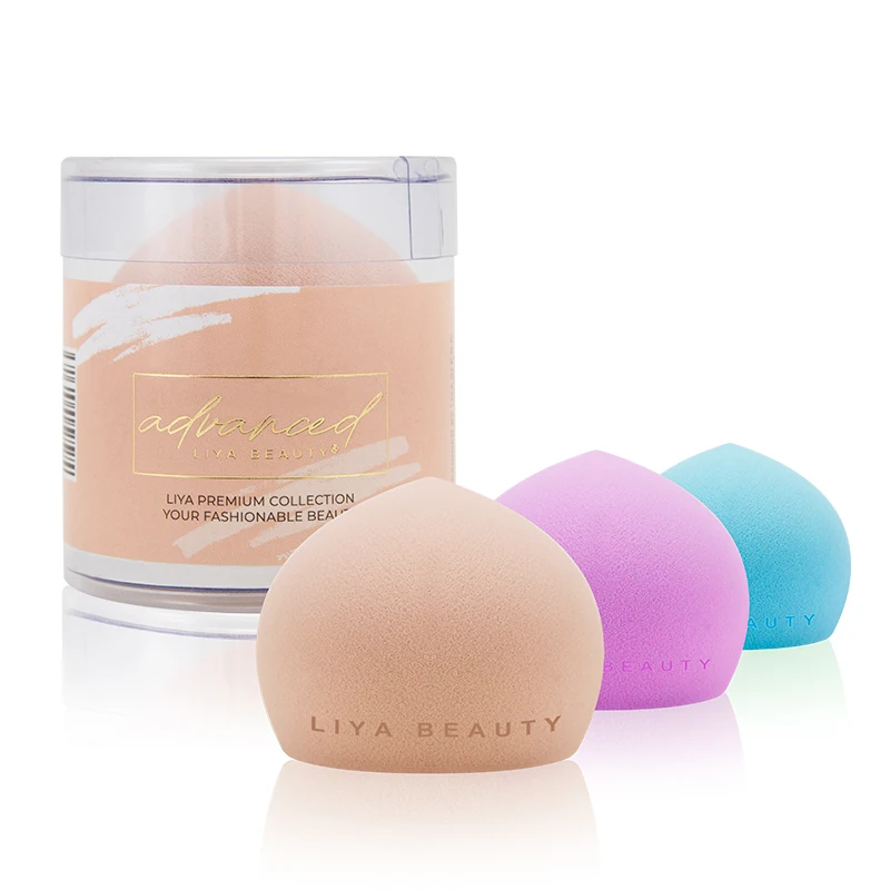 Private label wholesale marshmallow blender sponge custom latex free beauty makeup sponge With packaging logo