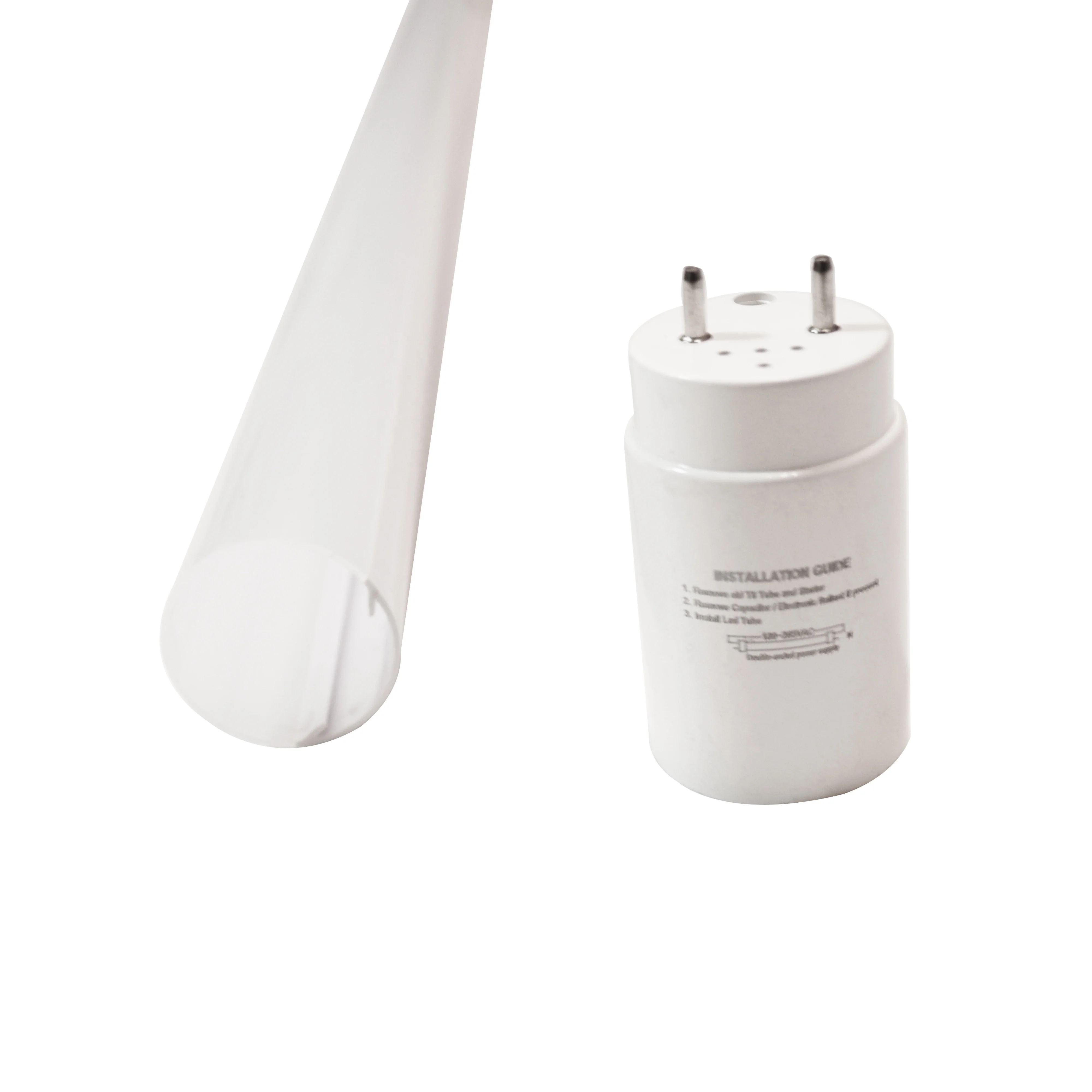 High Quality 2600lm New 110lm/w Flicker Free Tubelight 1200MM PC Led Tube T8 Light For Office