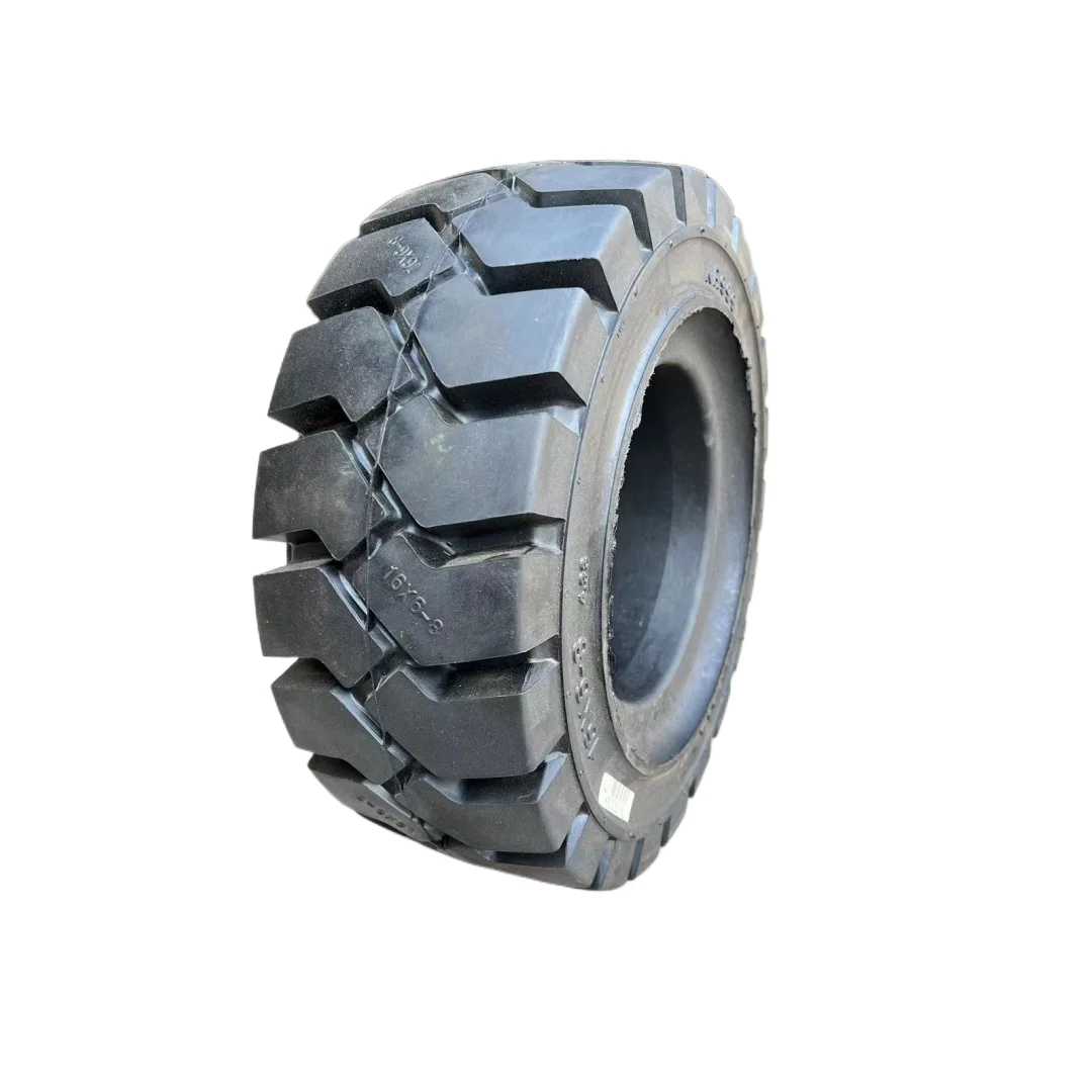 Tire manufacturer wholesale price 16x6-8 16*6-8  solid forklift tyre