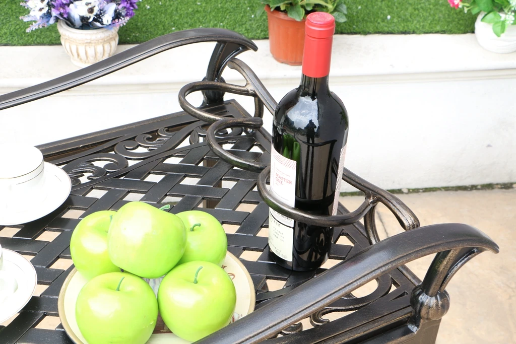 
2 Tiers Aluminum Food Service Trolley / Drink Cart 