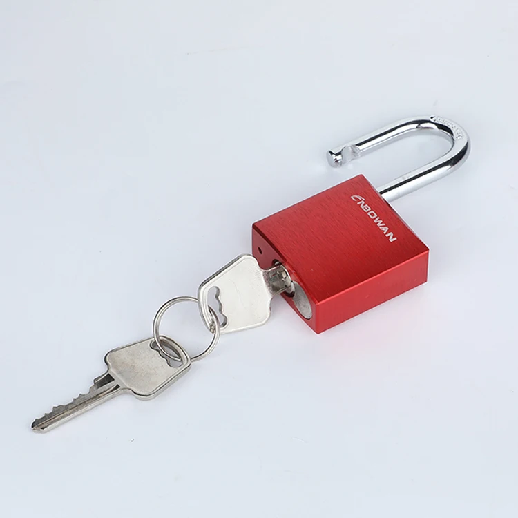 many size Red Aluminum Safety Padlock Loto Products
