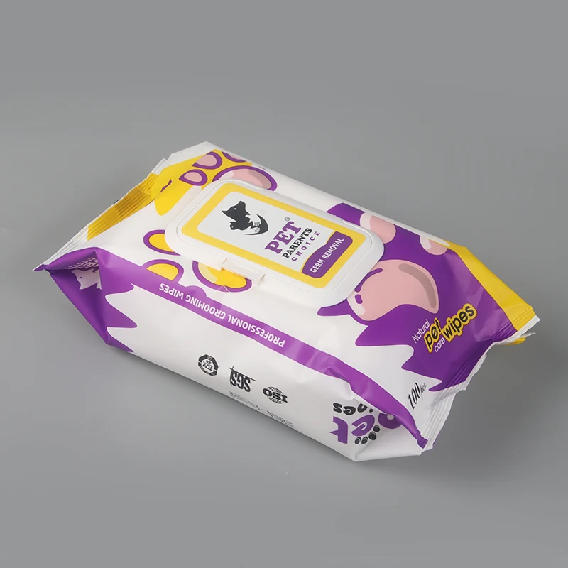 100pcs pet wipes for germ removal Pet Care Sanitary Cleaning Wet Wipes Dog Cat 80pcs 100pcs Wet Wipes