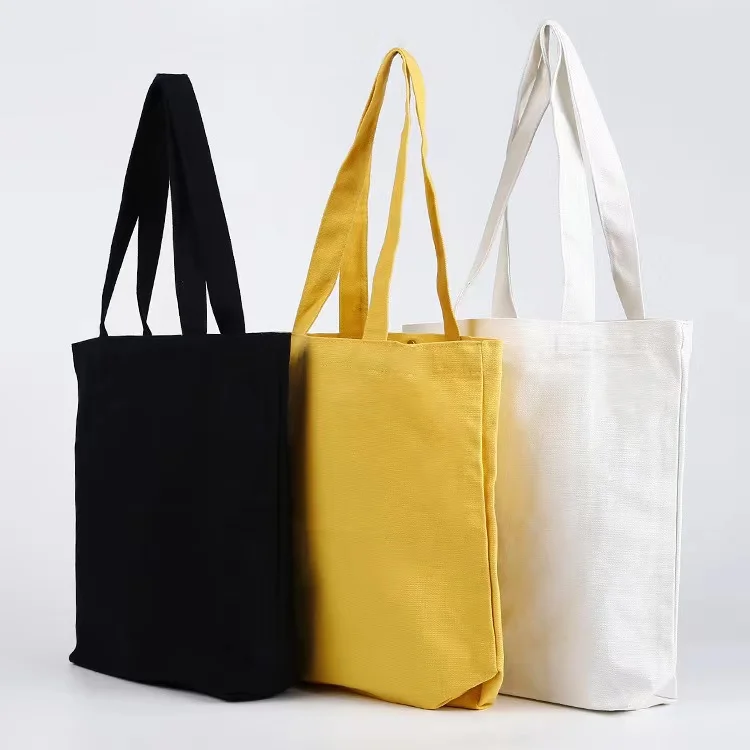 Custom Canvas Tote Bag Customized Reusable Grocery Bags Ecological Groceries Printed Tote Bags with Logos