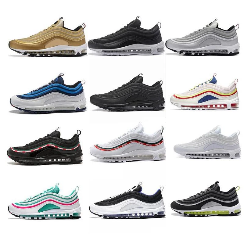 Original quality Air  Brand shoes made in China 97 Men running shoes sneakers size 36-45