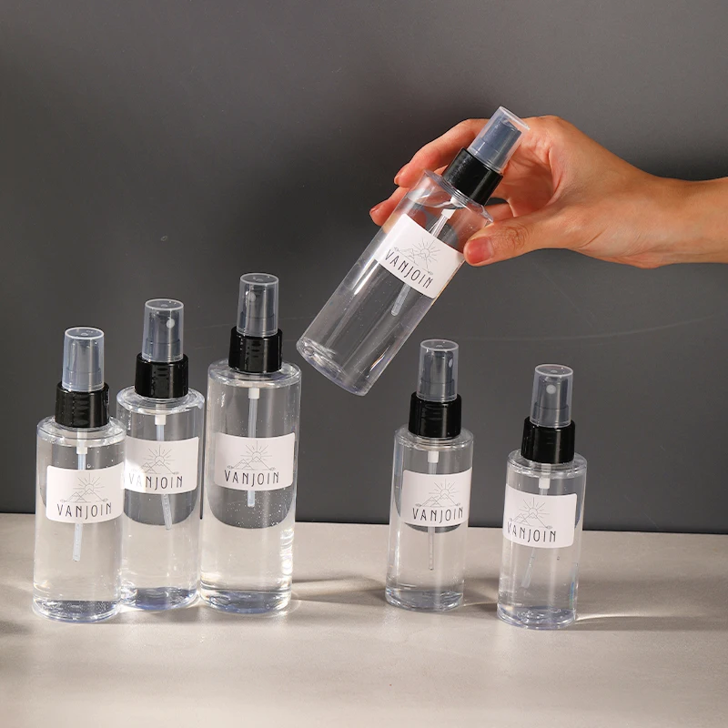 Wholesale 15ml - 500ml cosmetics pet continuous skincare bottle Empty Plastic Spray Bottles With Fine Mist Sprayer