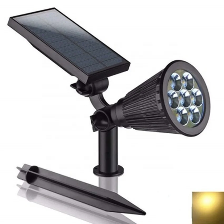 Точечные светильники, наружный водонепроницаемый светодиодный солнечный светильник для сада