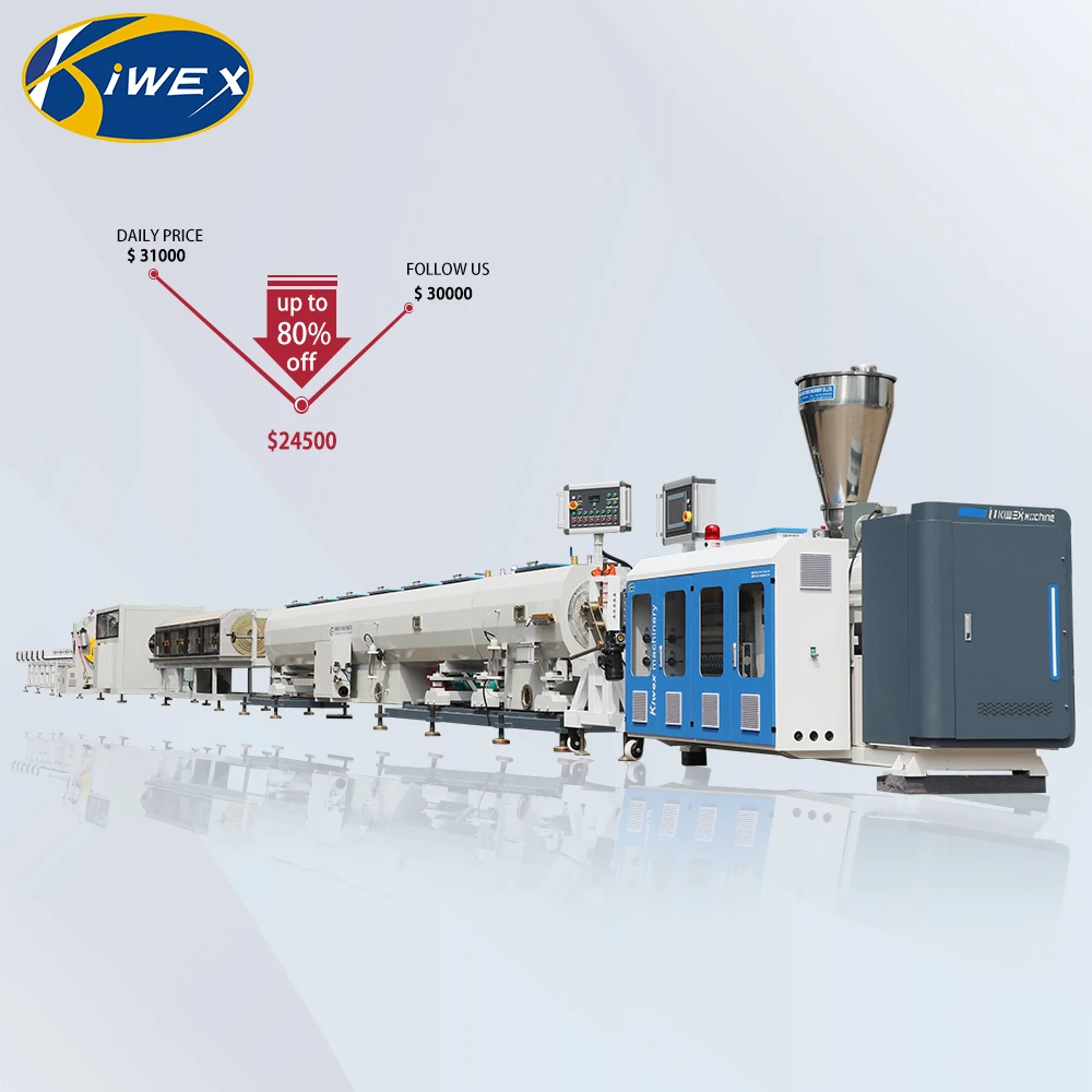 high speed PVC pipe  extrusion line with lower price plastic making machine/extruder machine