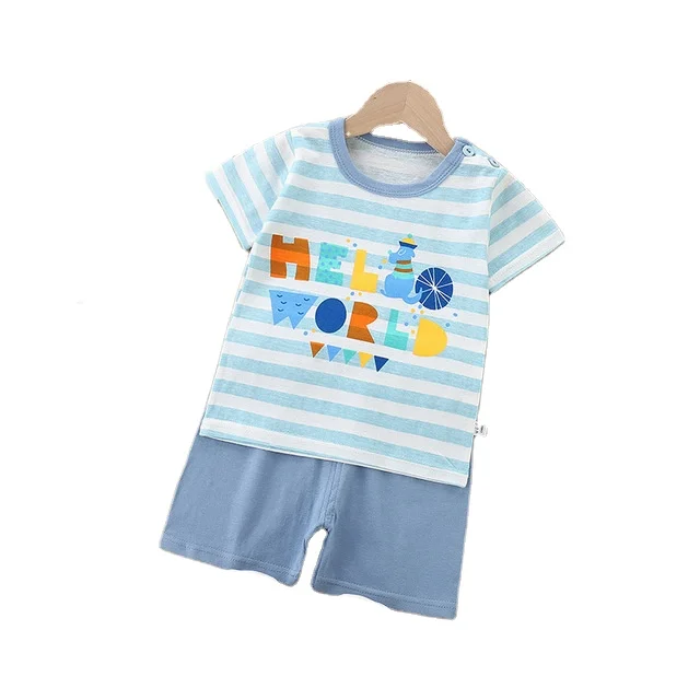 
Children baby kids vest suit cotton 2021 summer new comfortaable cute vest shorts suit cloth sets 