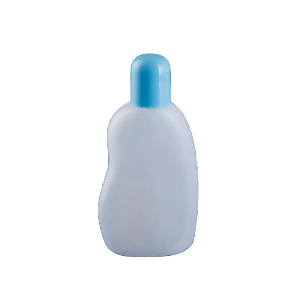 120ML flat shape HDPE squeezable plastic empty bottle