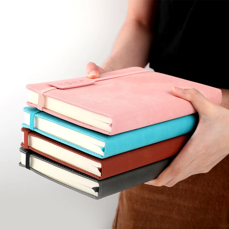 10 in 1 PU leather 2025 planner custom logo A5 notebooks 176 sheets monthly planner 2025-2025 calendars A5 journal notebooks