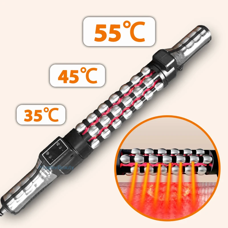 360 Red Led Light Infrared Vacuum Roller Bodi Slim Roller Slimming Inner Ball Roller Machine Muscle Gun  Bodi Cellulite Device