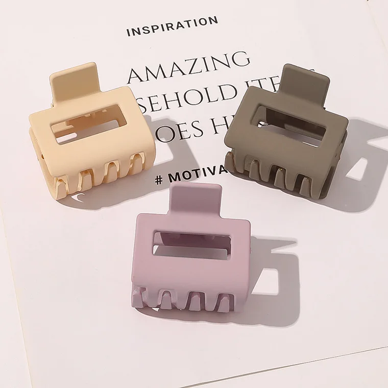 Women Hair Claw Crab Clip Charm Chic Solid Small Hair Styling Tools Headgear Hair Clips