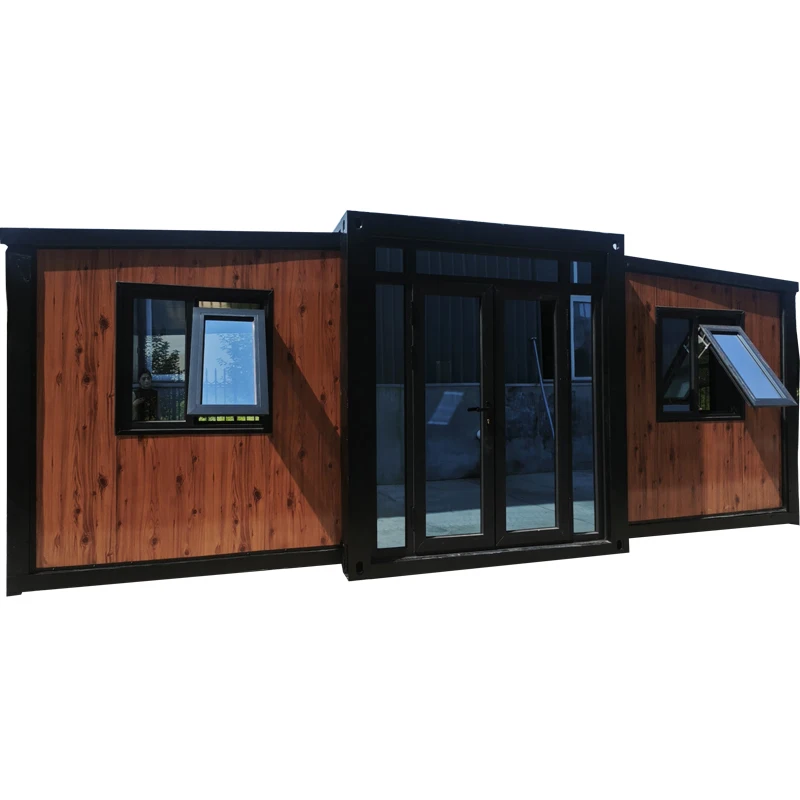 container house 3 bedroom with kitchen and living furnished cabin homes villa  40ft prefabricated container house luxury
