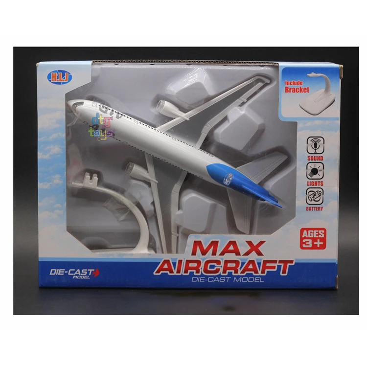 22cm Alloy Diecast Aircraft Toy Models Large Model Aircraft Pull Back Gifts for Boys Collections