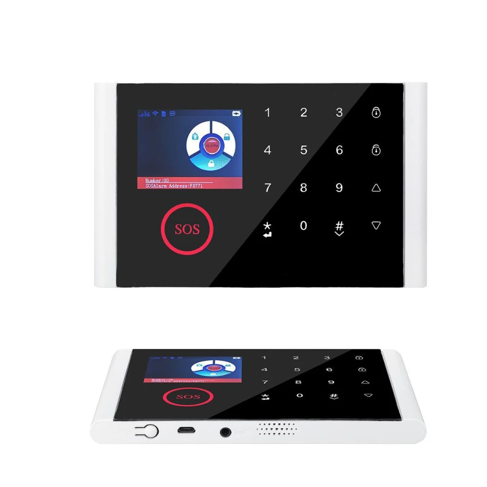 Newest Wholesale WiFi GSM GPRS Security Alarm System Package Smart Home Alarm System by Tuya APP