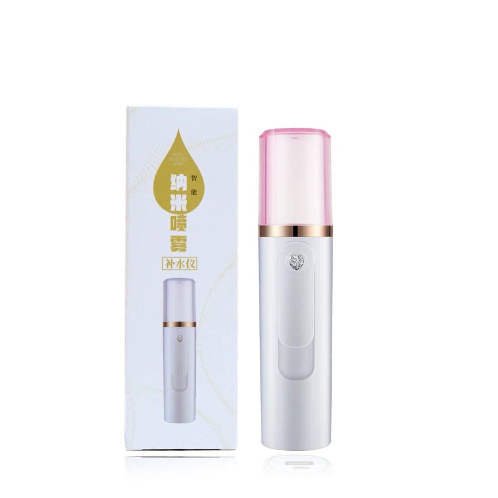 Power Bank Portable Beauty Advanced Nano Technology Water Face Nanomist Nanosteamer Nebulizador Digital Spray Mist Car Charger