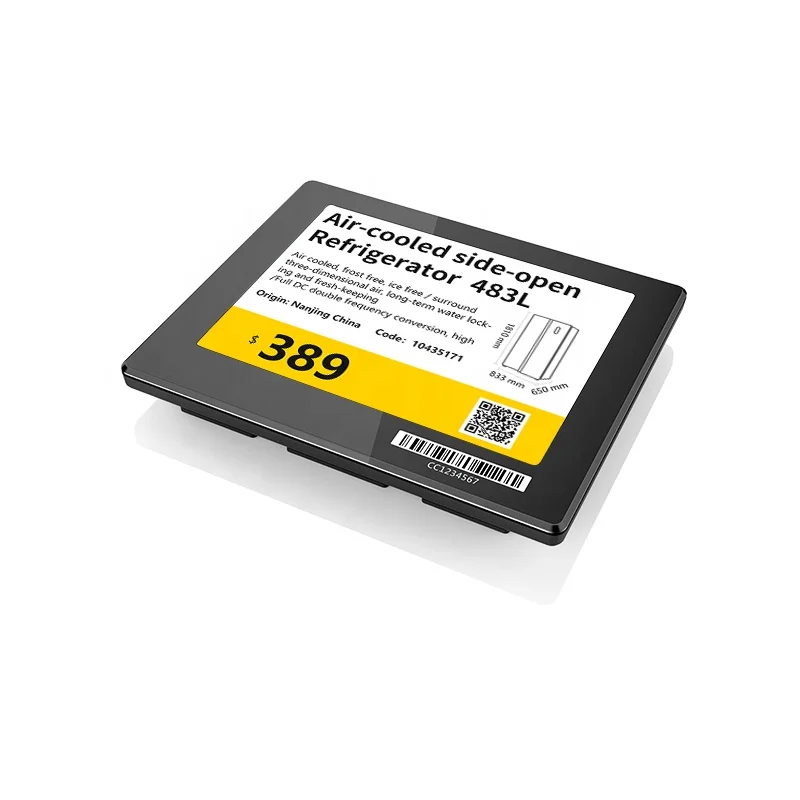 YalaTech ESL 4.2 inch e ink price tag BLE 5.0 nfc electronic shelf label eas system