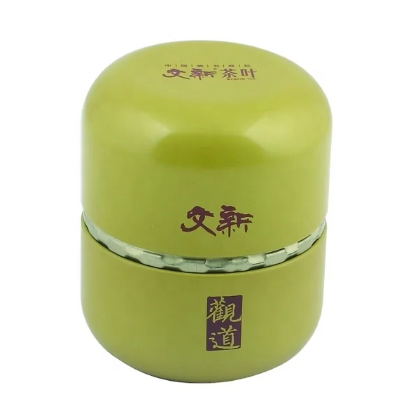 Green Metal  tea tin  manufacturer