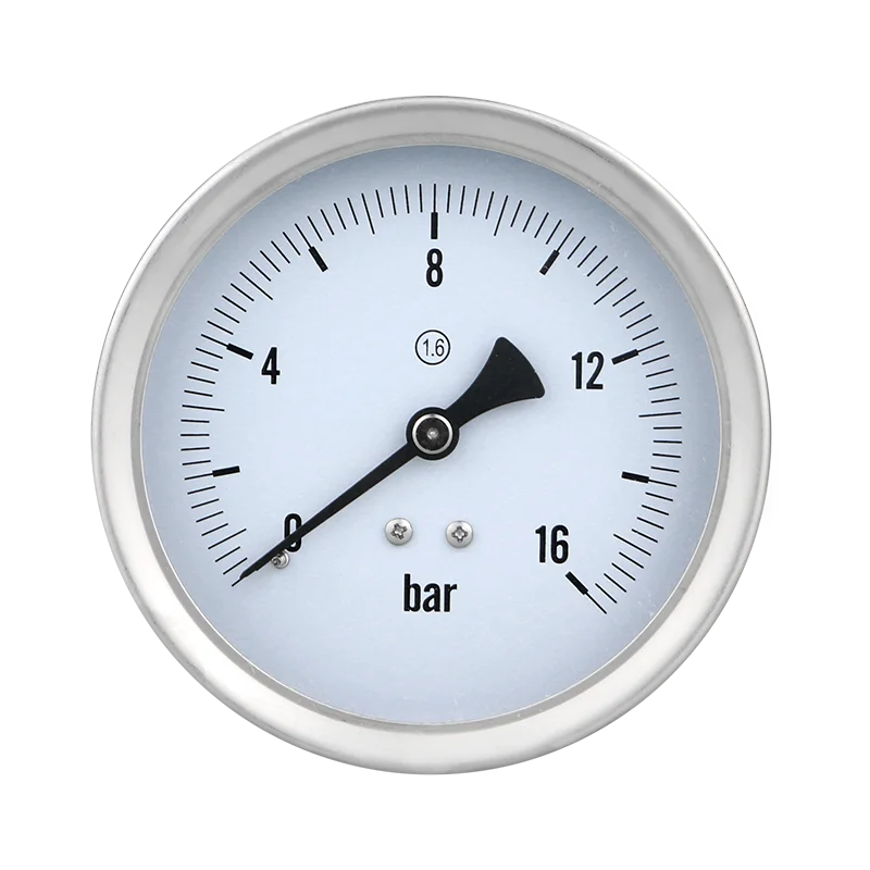 Bourdon tube Cheap 100mm threaded connection ZG1/2  connection Pressure Gauge Manufacturer