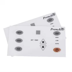Custom Printing Waterproof Touch Screen Control Panel Switch Panel Sticker Labels for Electrical Products