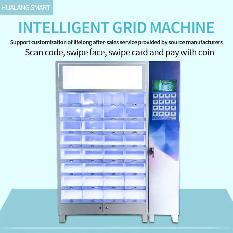24 Hours Online Self Selling Customized Large Capacity Locker Vending Machine Lockers Metal Display Cabinet for Sale