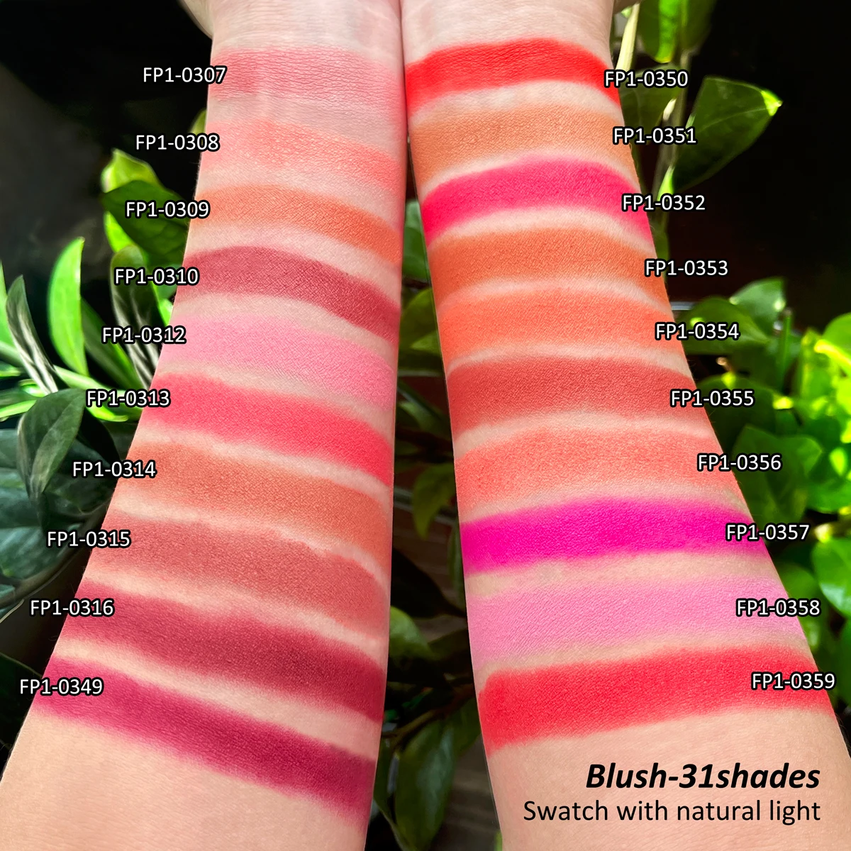 Vegan Single Blush Powder Palette Soft Pigmented Smooth Private Label Talc Free Black Blush Palette