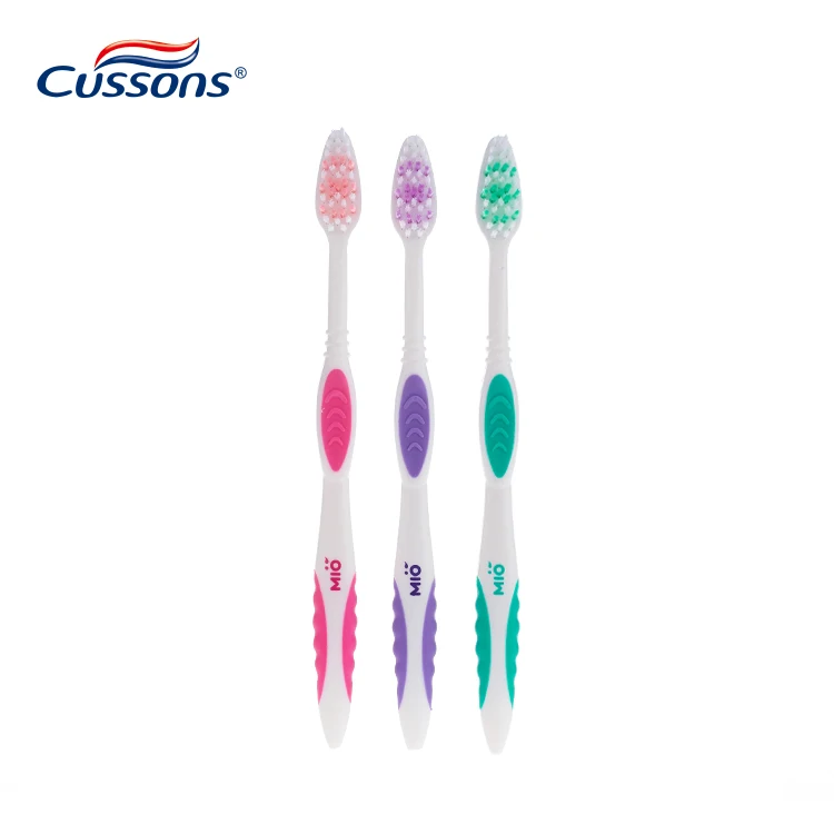 Yangzhou doll wholesale plastic ultra soft bristles plastic nano toothbrush