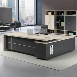 luxury  office desk organizers ceo boss office executive desk  modular i shape director manager desk