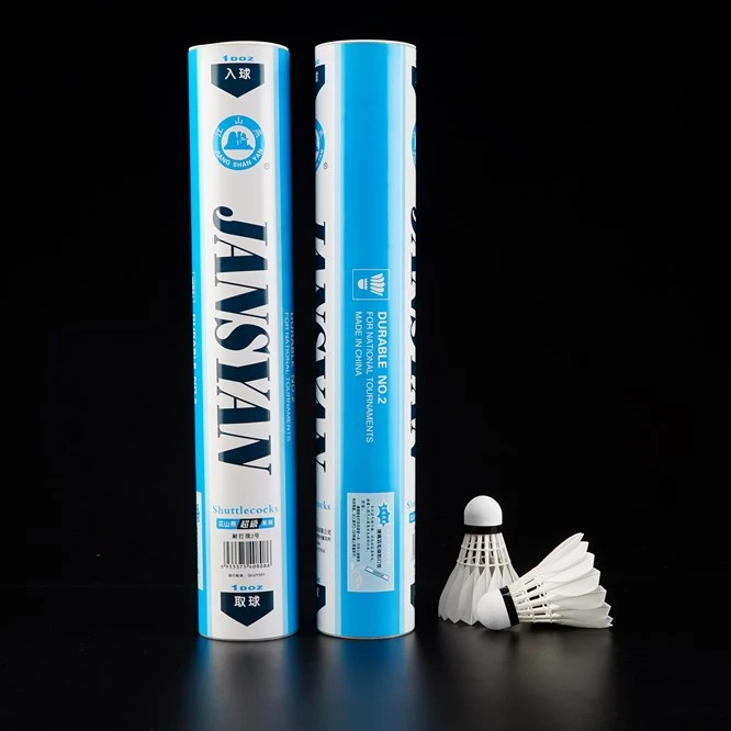 Top class high quality resistant to play level 2 protech badminton shuttlecock head goose feather