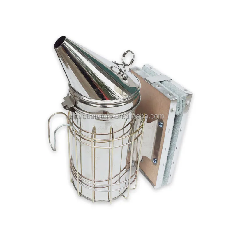 High Quality Stainless Steel Bee Smoker Heat Shield Beekeeping Equipment