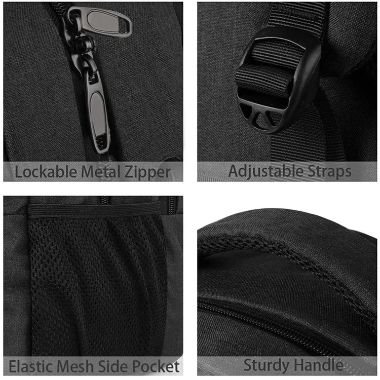 custom travel backpack laptop anti theft business backpack 15.6 inch computer back bag